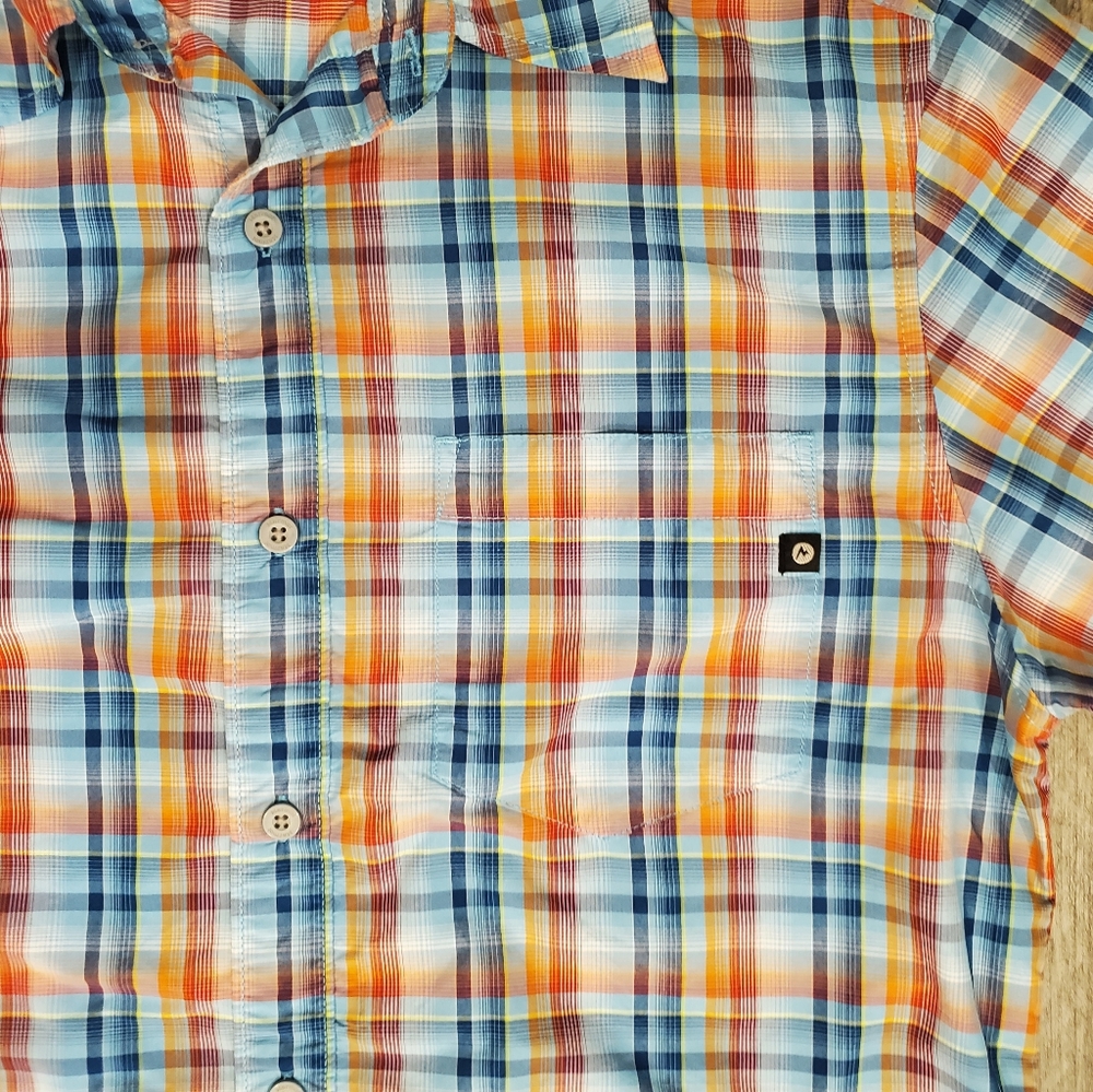 Marmot Men's Short Sleeve Lightweight Flannel Sz S - Picture 7 of 8
